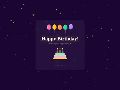 Happy Birthday! 🎂