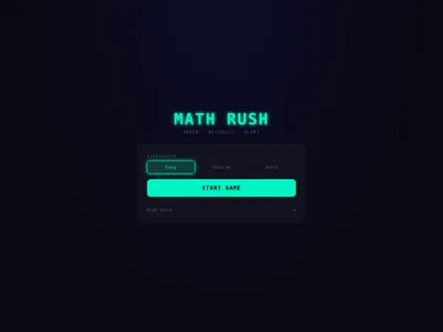 Math Rush — Calculator Speed Game